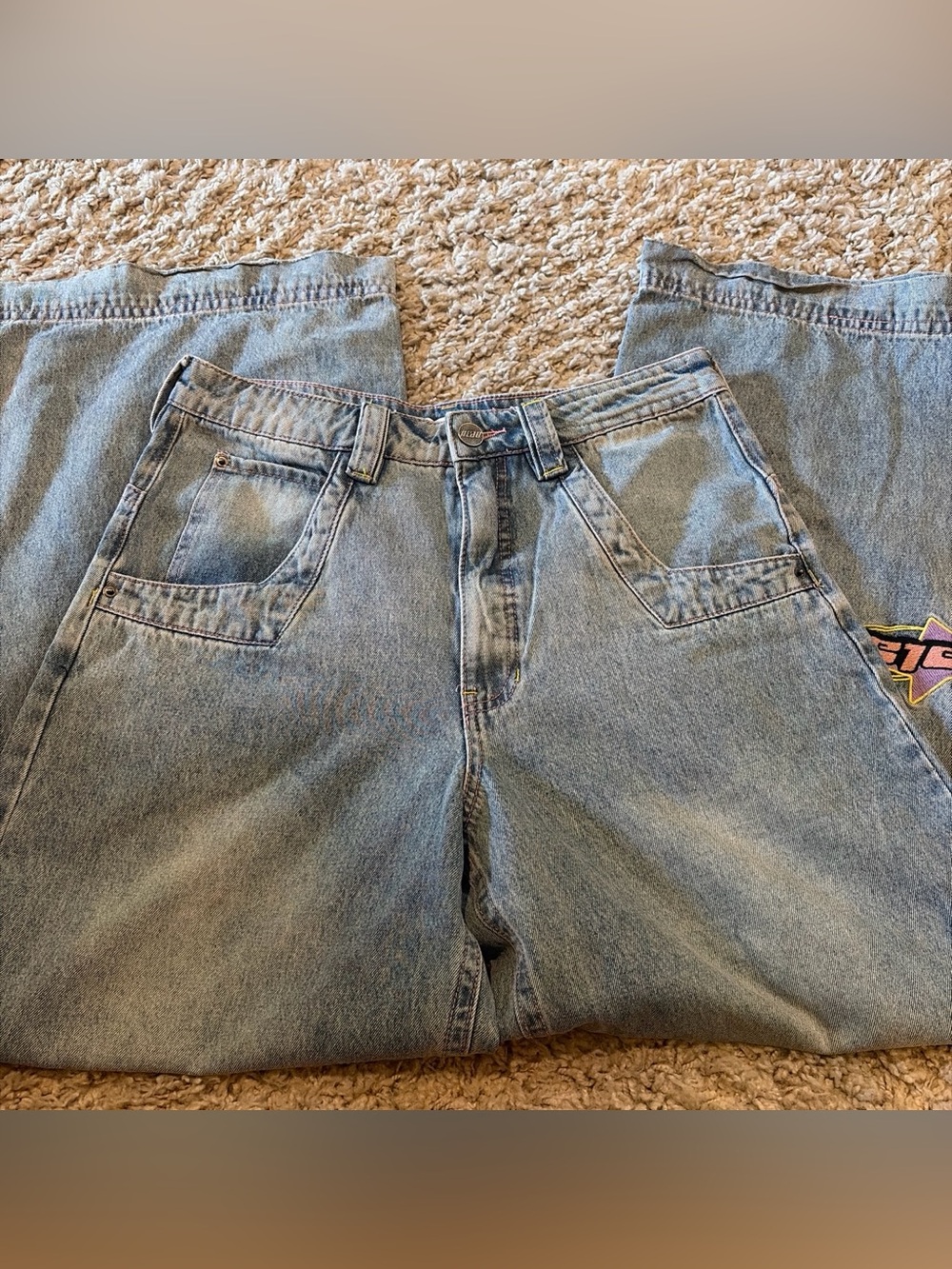 Men's Light Blue Denim Jeans - Classic Casual Fit